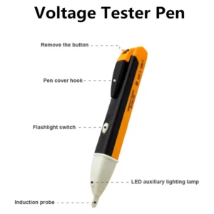 Penna Tester Rilevatore Tensione Led Ac Cercafase 90-1000V