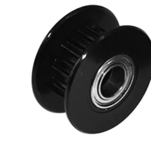 Puleggia Gt2 20 Denti 3 Bore Nera Stampante 3D 6Mm Alluminio