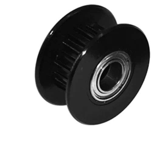 Puleggia Gt2 20 Denti 3 Bore Nera Stampante 3D 6Mm Alluminio