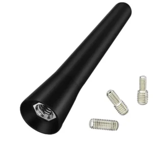 Antenna Corta Nera Mini 6.5Cm Radio Universale Am/Fm