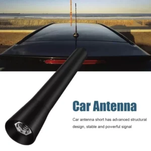 Antenna Corta Nera Mini 6.5Cm Radio Universale Am/Fm