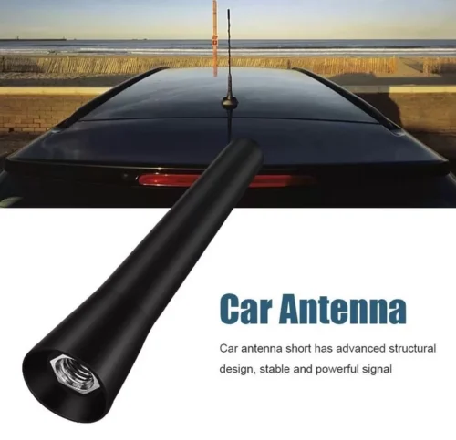 Antenna Corta Nera Mini 6.5Cm Radio Universale Am/Fm