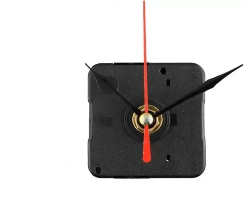 1Pz Meccanismo Orologio Silenzioso Parete Muro Quarzo Movimento