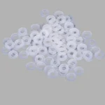 100 Pz Rondella M3 In Nylon Plastica Multiuso