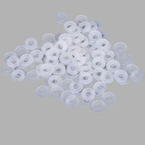100 Pz Rondella M3 In Nylon Plastica Multiuso