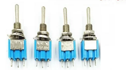 4X Interruttore Levetta Deviatore Switch 3 Posizioni O-O-O