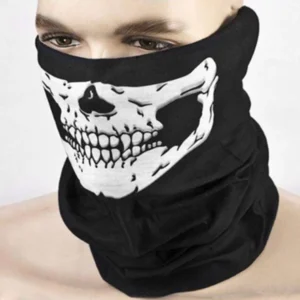Bandana Scaldacollo Teschio Ghost Softair Moto Skull Gadget