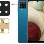 Lente Vetro Fotocamera Posteriore Per Samsung Galaxy A12