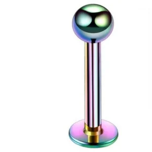 10 Pezzi Lotto Piercing Acciaio Chirurgico Lingua Labbro
