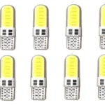 Lotto 10 Pezzi Led In Gel Lampadine 12V T10 W5W Bianco 6500K