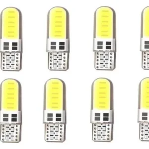 Lotto 10 Pezzi Led In Gel Lampadine 12V T10 W5W Bianco 6500K