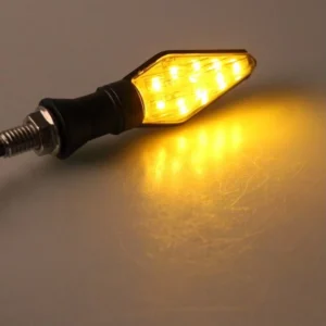 Set 2X Frecce Led Universale Indicatori Direzione Moto 12LED