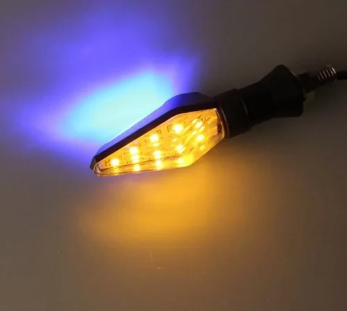 Set 2X Frecce Led Universale Indicatori Direzione Moto 12LED