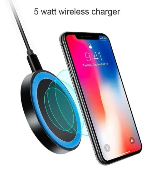 Caricatore Qi Wireless Base Caricabatterie Piastra iPhone