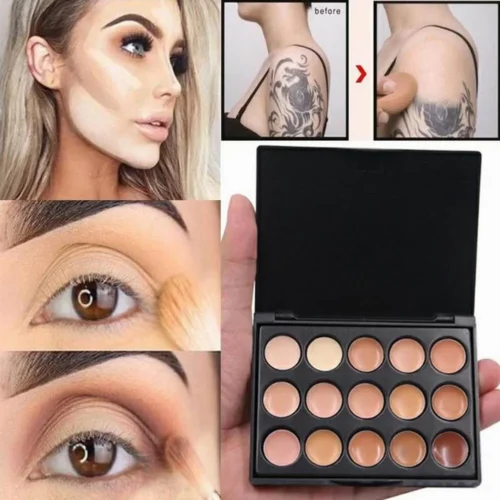 Palette Correttori E Contouring In Crema 15 Colori, Make Up