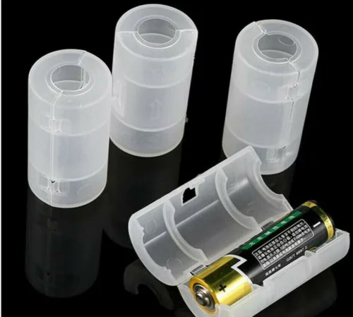 Adattatore Convertitore Da Batterie Stilo Aa A Tipo C 2Pzi