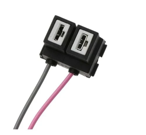 2PZ Connettore Cablato Portalampada Presa Faro H7 per Fiat