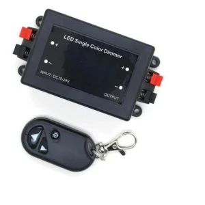 Dimmer Regolatore Striscia Led Telecomando RF 12-24V 8A