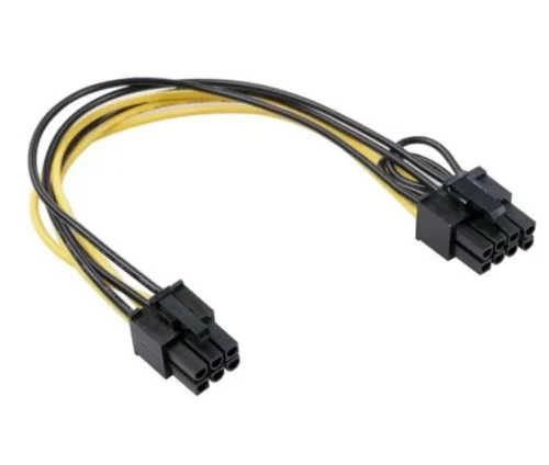 Cavo alimentazione SCHEDA VIDEO 6 pin ottieni 2 uscite 6+2