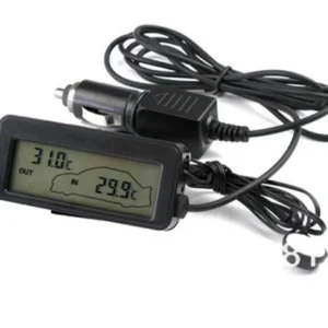 Termometro Digitale Auto LED BLU temperatura interna esterna