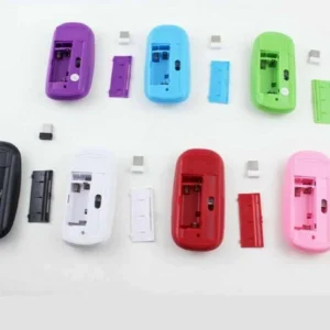 Mouse Wireless 1600 DPI Colore Rosa Semplice Elegante 2.4GHz