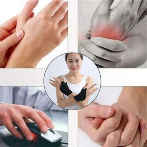 Fascia Terapia Magnetica AutoRiscaldante Polso Tunnel Carpale