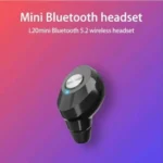 Auricolare Singolo Bluetooth 5.2 Wireless Mini Elegante L20