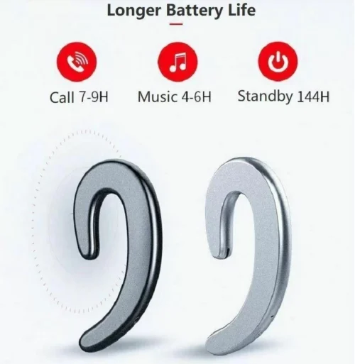 Auricolare A Gancio Bluetooth 4.2 Conduzione Ossea Waterproo