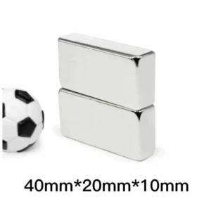 MAGNETE potente 40x20x10 mm Calamita al neodimio Forza 25KG
