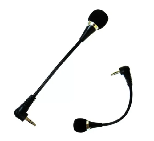 Mini Microfono Cavo Flessibile Jack 3.5Mm Laptop Per Skype