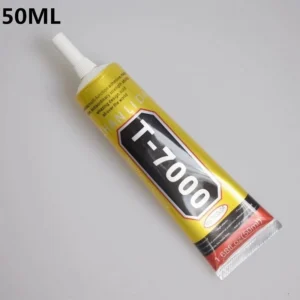 Colla Adesiva Nera Multiuso T-7000 50Ml Riparazione Display