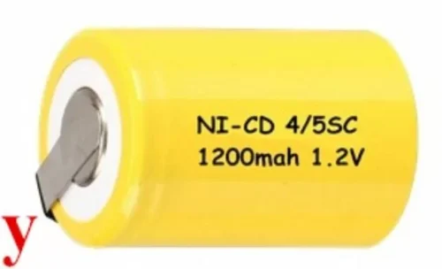 Batteria Ricaricabile Nicd 4/5Sc 1200Mah 1.2V Con Lamelle