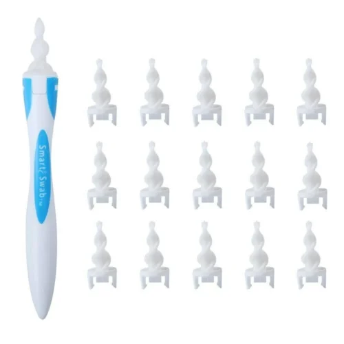Smart Swab Cerume Rimozione Pulitore Orecchie Morbide Spirale