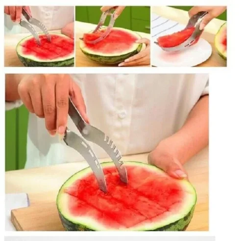 Angurello Taglia Affetta E Servi Anguria Fetta Melone Inox