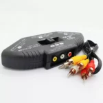 Switch Multi Box Av 3 In 1 Out Rca Triplo Video Audio