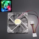 Ventola Case Pc Trasparente A Led 12 Cm Silenziosa