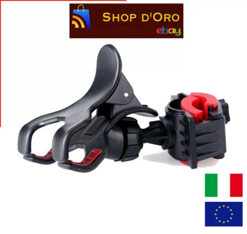 Porta Cellulare Per Bicicletta Manubrio Bici Supporto Pinza
