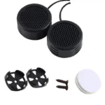 Coppia Dome Tweeter 500W Audio Altoparlanti Auto Nero Casse