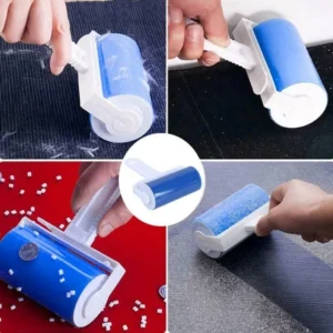 Rullo Adesivo Spazzola Silicone Leva Pelucchi Peli Cane Gatto