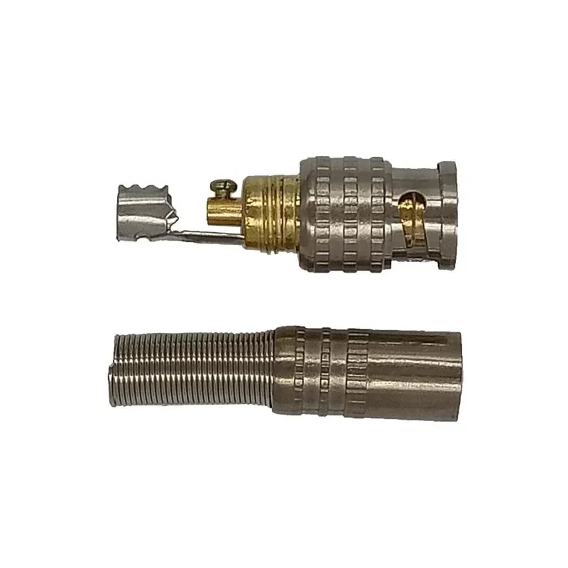 Kit 20 Connettori BNC Maschio E Femmina – Senza Saldatura Per Cavo Coassiale Cat5/Cat6 E CCTV