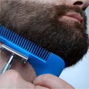 Pettine Per La Barba Precisione Curvo Baffi Basette Uomo