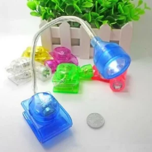 Lampada Clip Led Notturna Lettura Luce Libri Torcia Portatile