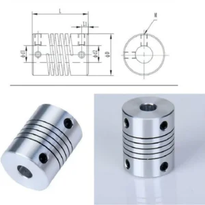 Coupler Shaft Od19Mm*25Mm Flexible - Accoppiatore 5*8 5x8