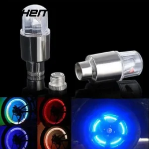 2 Pz Luci Luce Led Bici Raggi Bicicletta RGB Ruote Automatico