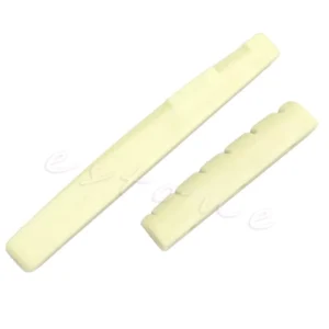 Set Ponte+Capotasto Osso Chitarra Acustica Acoustic Guitar