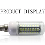 Lampadina 12W 36 Led 5730 Smd E14 Luce Bianco Freddo Lampada