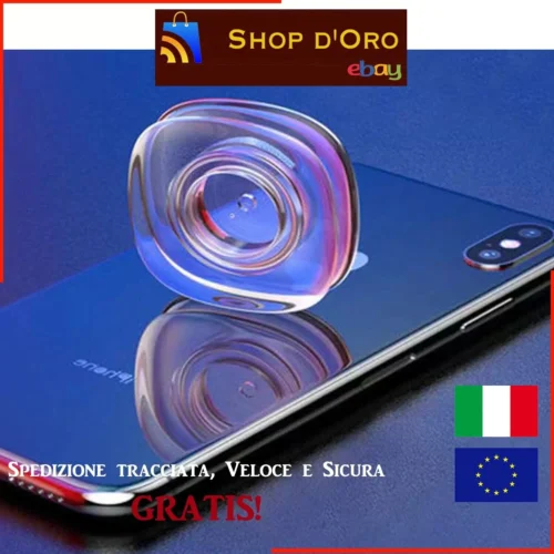 Supporto Smartphone Qualsiasi Superficie Adesivo Pasta Gel