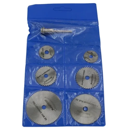 6Pz Hss Sega Circolare Disco Kit Per Dremel Trapani Rotary