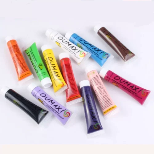 Kit 12 Colori Acrilici 3D Gel Oumaxi Micropittura Nail Art