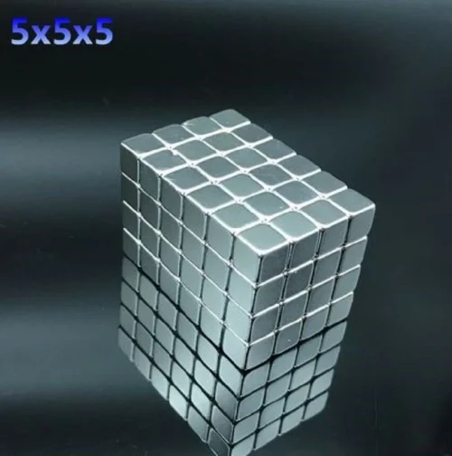 20 Magneti Neodimio 5X5X5 Mm Calamita Potente Fimo Ceramica